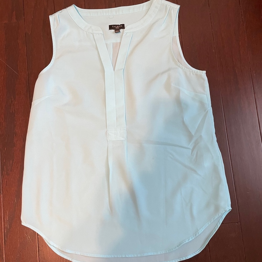 Talbots sleeveless blouse
